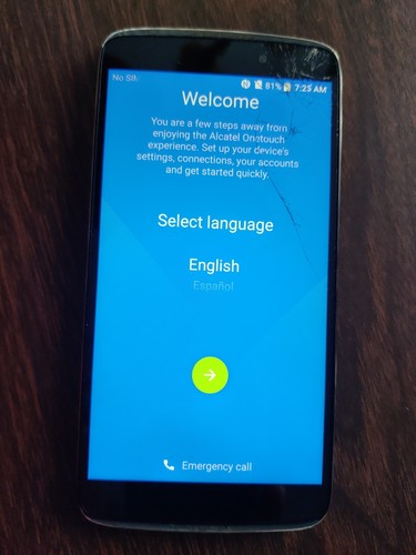 Telefono rete alcatel - rete, one